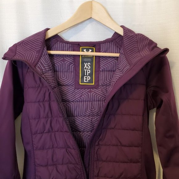 Purple Under Armour Storm Lightweight Jacket, Size x-small - Picture 4 of 10